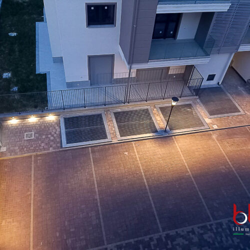 bbb illuminazione realizzazione cortile