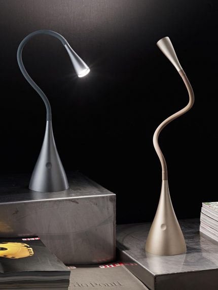 bbb illuminazione lampada perenz grigio oro