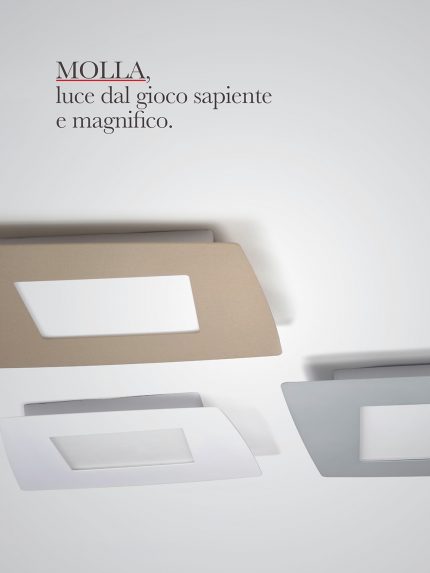 bbb illuminazione plafoniera molla