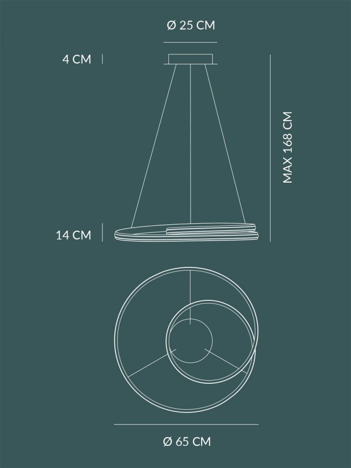 bbb illuminazione lampada vivida sospensione shang cover