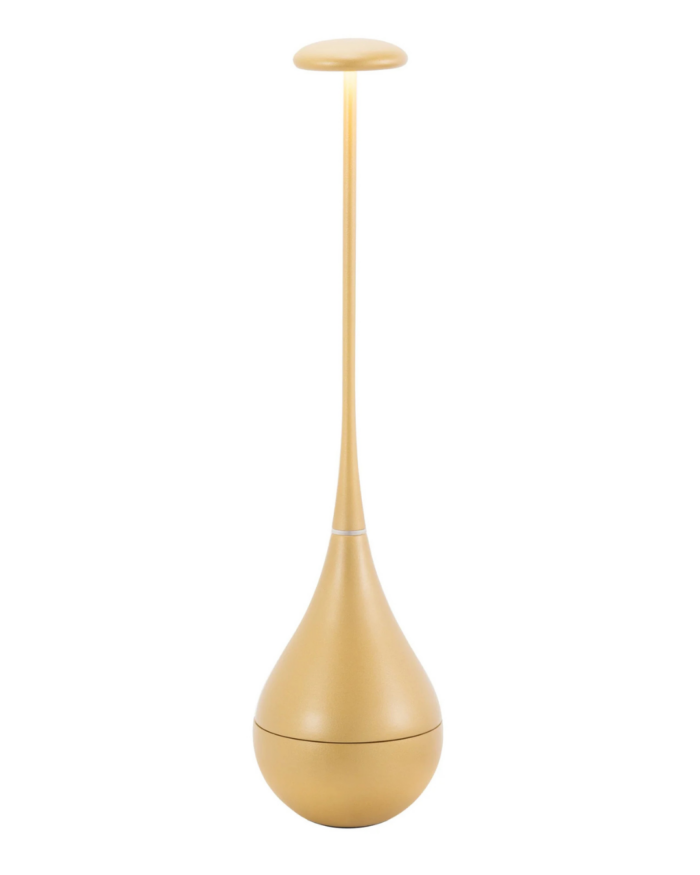 Lampade ricaricabili Dondolina colori bianco rosso titanio oro bronzo