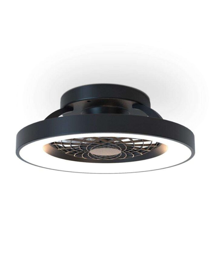 Ventilatore Tibet elegante in colore nero